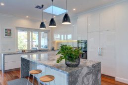 Marble Kitchen - Black Rock home built by Trademark Builders